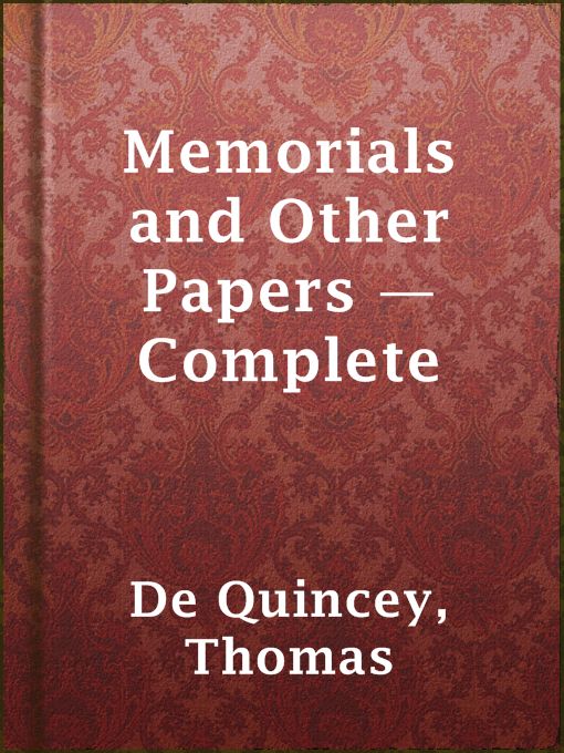 Cover image for Memorials and Other Papers — Complete